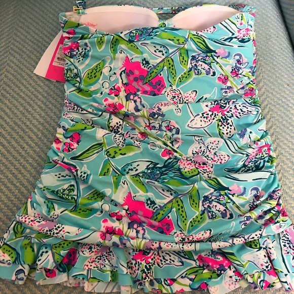 Lilly Pulitzer Carmen Ruffled Tankini Top - Picture 5 of 7